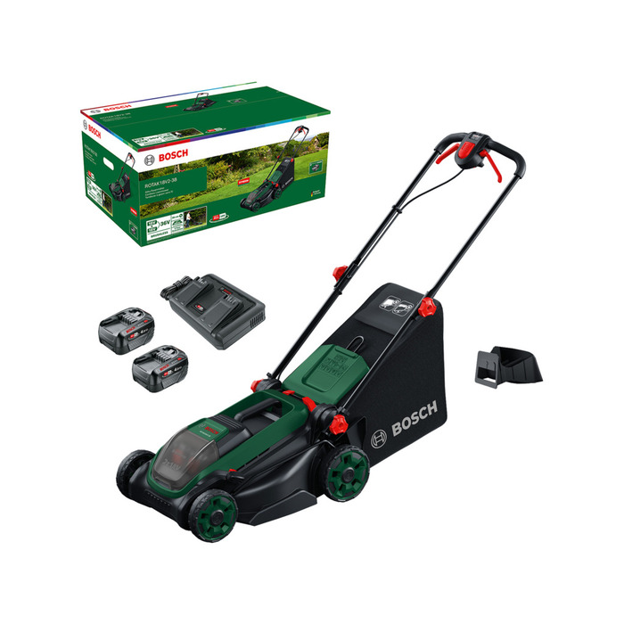 Bosch Rotak 18V2-38 batteridrevet gressklipper